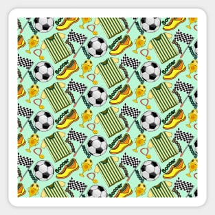 Soccer Pattern Sticker